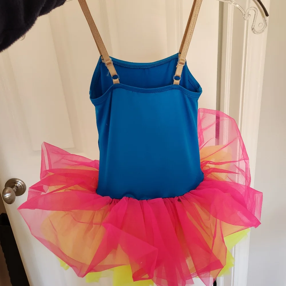 Weissman Girls Dance Leotard With Tutu, Size IC (7/8)